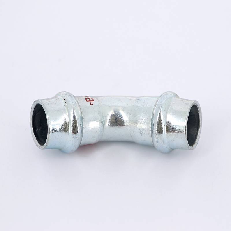 Угол 45° пресс IBP >B< Press Carbon 15 мм оцинкованная сталь PC5041 0150000