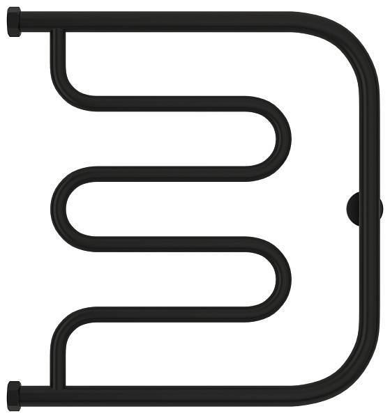 Полотенцесушитель водяной Сунержа Лира 500x500 мм матовый черный 31-0011-5050