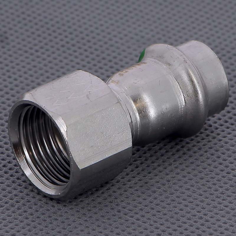 Муфта переходная пресс-В Viega Sanpress Inox нержавеющая сталь 15x1/2 436575