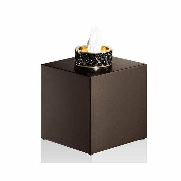 Салфетница Decor Walther Rocks KB 130х130х156 мм темно-бронзовый/золото матовое 0934441