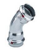 Отвод Viega Prestabo 45° 18 мм пресс 558277