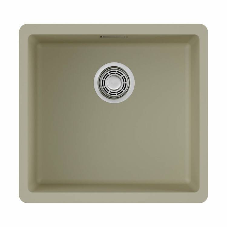 Мойка кухонная OMOIKIRI Kata 44-U под столешницу 440х420 мм ваниль 4993401