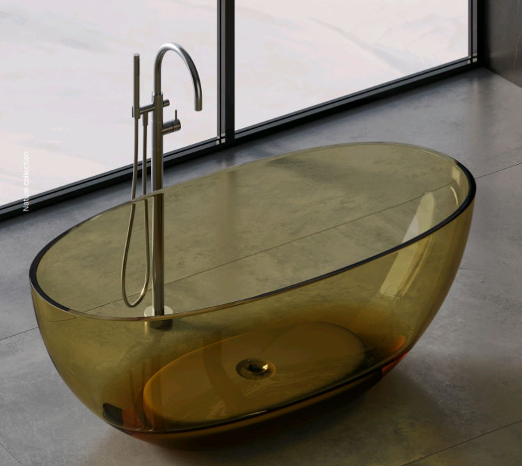 Ванна DEA Design Nature 1650х800х580 мм Brown Copper DD86281650R9