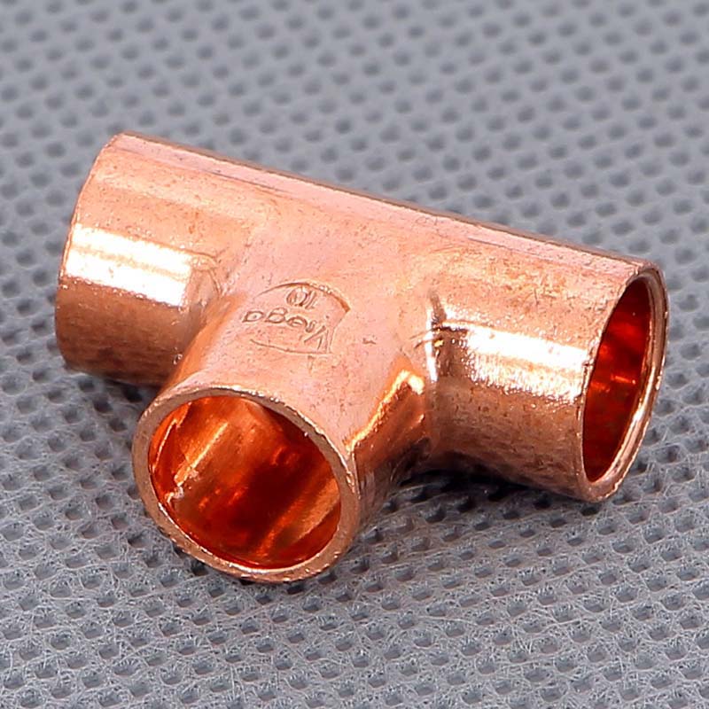 Тройник медный под пайку Viega 10 мм 104092