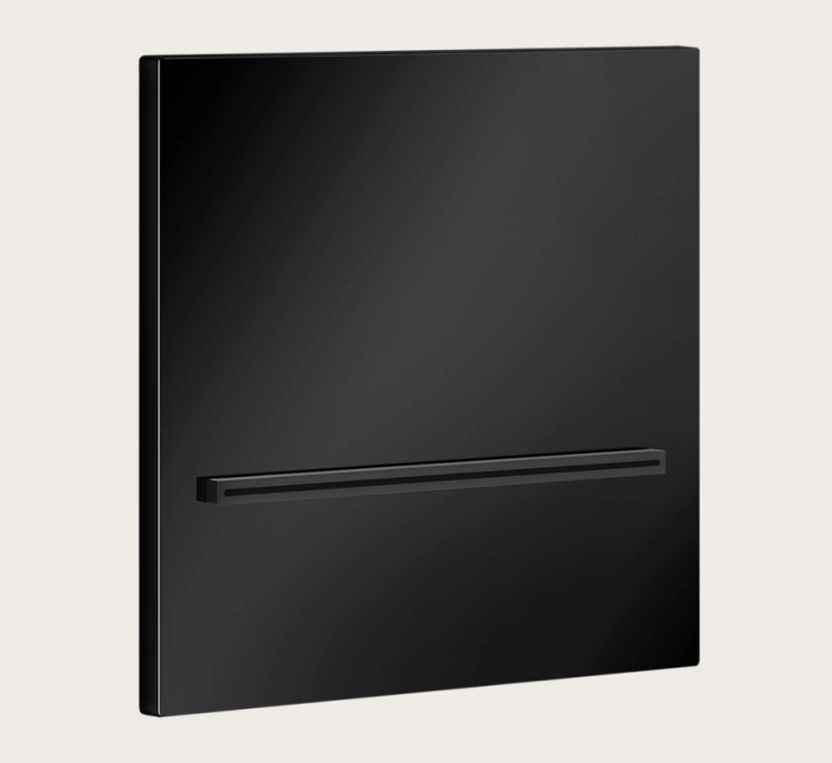Излив Gessi Cascata настенный встраиваемый цвет Black Metal PVD 20295706