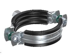 Хомут для труб Walraven 2S M8 25-30 мм оцинкованный с вкладышем EPDM 33335030