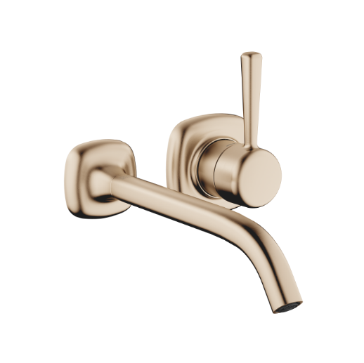 Смеситель для раковины Dornbracht COYA настенный Light Gold сатинированный 3686140427