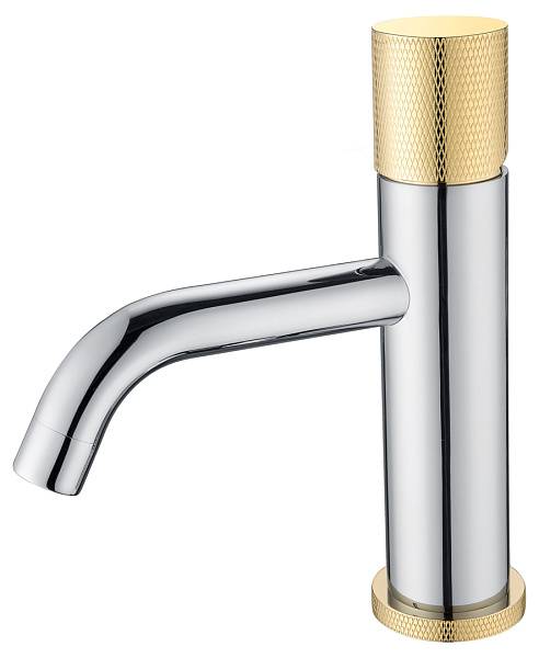 Смеситель для раковины Boheme Stick Chrome Touch Gold 121-CRG.2