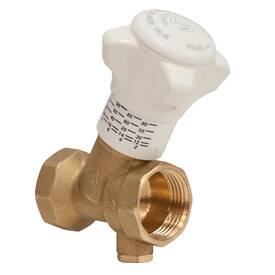 Балансировочный клапан Giacomini R206B-1 DN 20 3/4 ВВ PN 25 с отводом для слива R206BY114