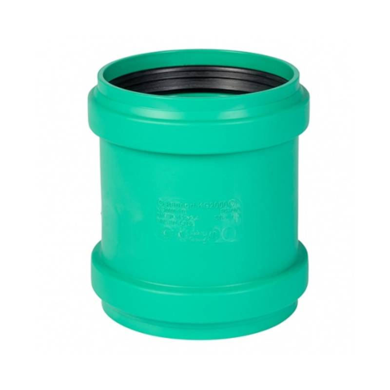 Муфта двухраструбная Ostendorf KG2000 MM 110 мм для наружной канализации 777300