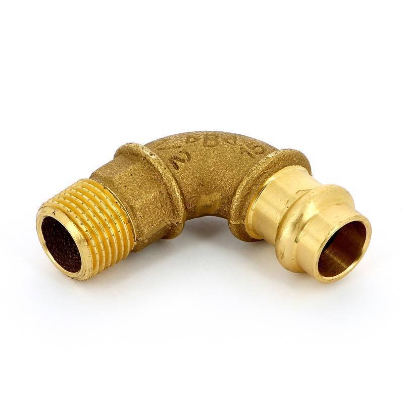 Угольник пресс с наружной резьбой IBP Bänninger B Press 15 x 1/2 бронза P4001G01504000