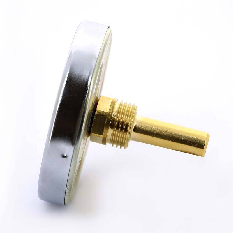 Термометр биметаллический Watts F+R801 80 мм 0-160 °C погружной гильза 50 мм 10005942