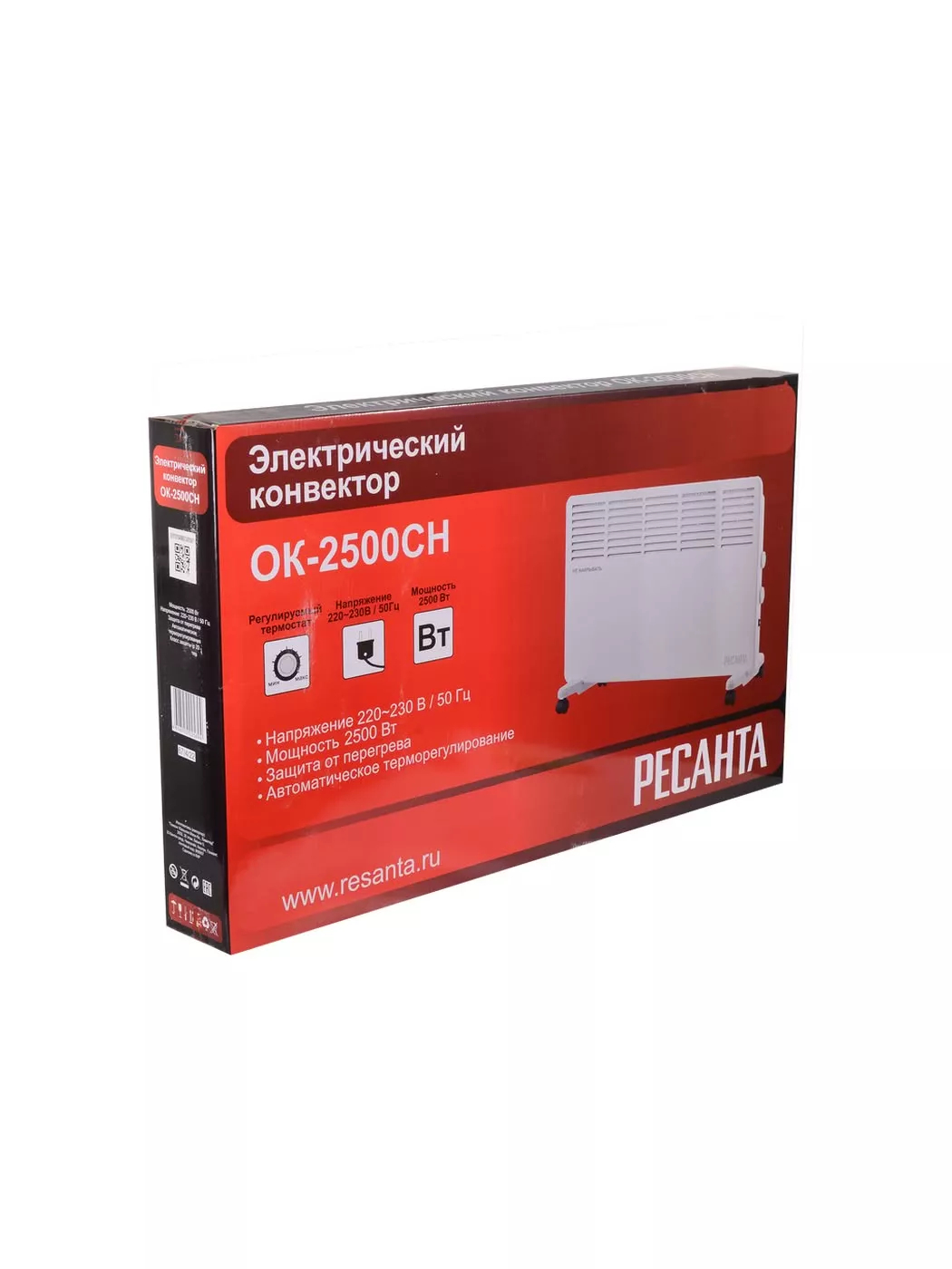 Конвектор электрический Ресанта ОК-2500СН 2500 Вт 67/4/21