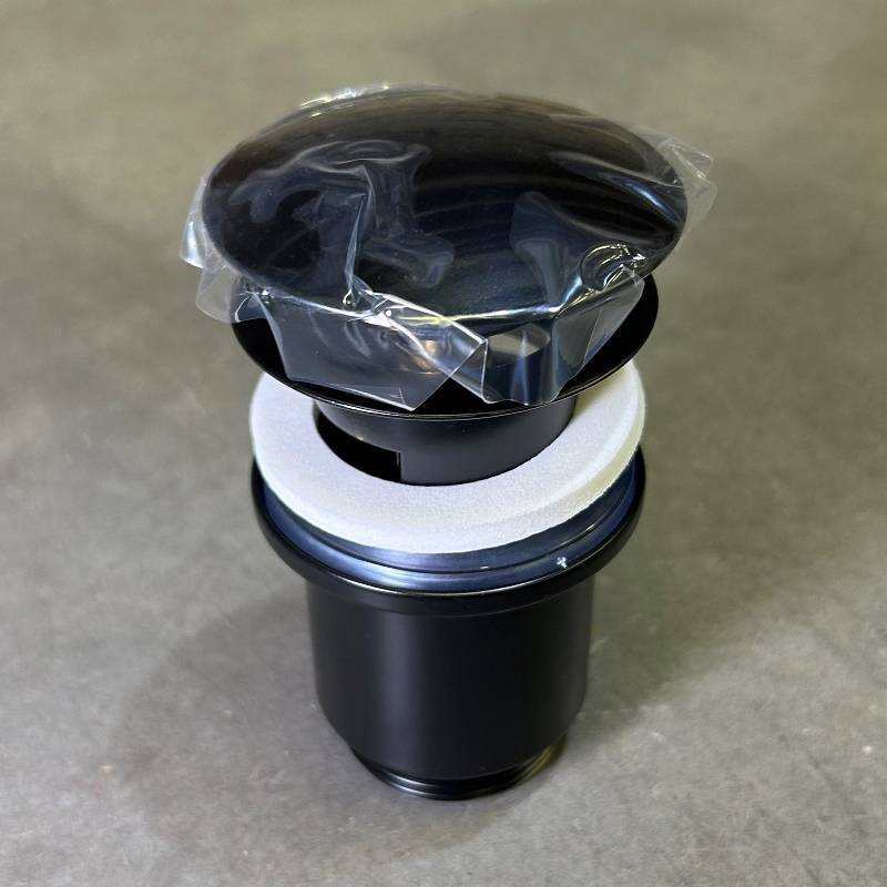 Донный клапан Arrowhead 1 1/4 80 мм с переливом черный 740008