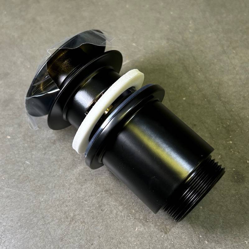 Донный клапан Arrowhead 1 1/4 80 мм с переливом черный 740008