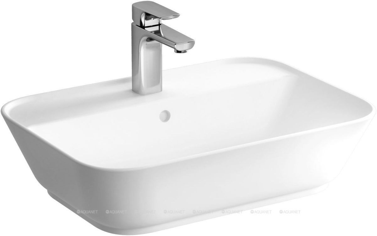 Раковина-чаша VitrA Geo прямоугольная 60 см белая 7426B003-0001