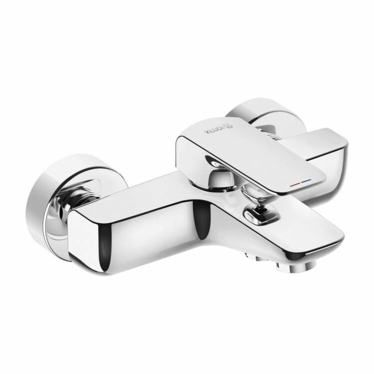 Смеситель для ванны и душа Kludi Ameo однорычажный хром 414450575