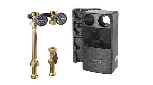 Насосная группа Oventrop Regumat S-180 прямая DN 25 без насоса с шаровым краном 1357070