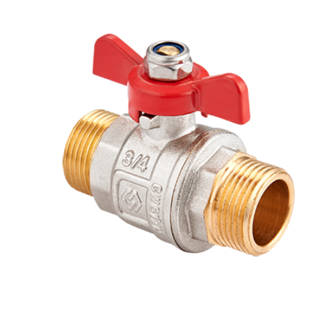 Кран шаровой HOGART Premium 1/2 НН PN 40 ручка-бабочка HOGBV91504