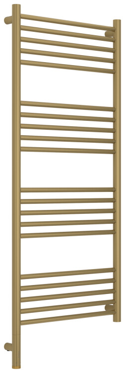 Полотенцесушитель электрический Сунержа Богема 3.1 прямая 532x1324 мм МЭМ нижнее слева золотой шёлк 3260041250