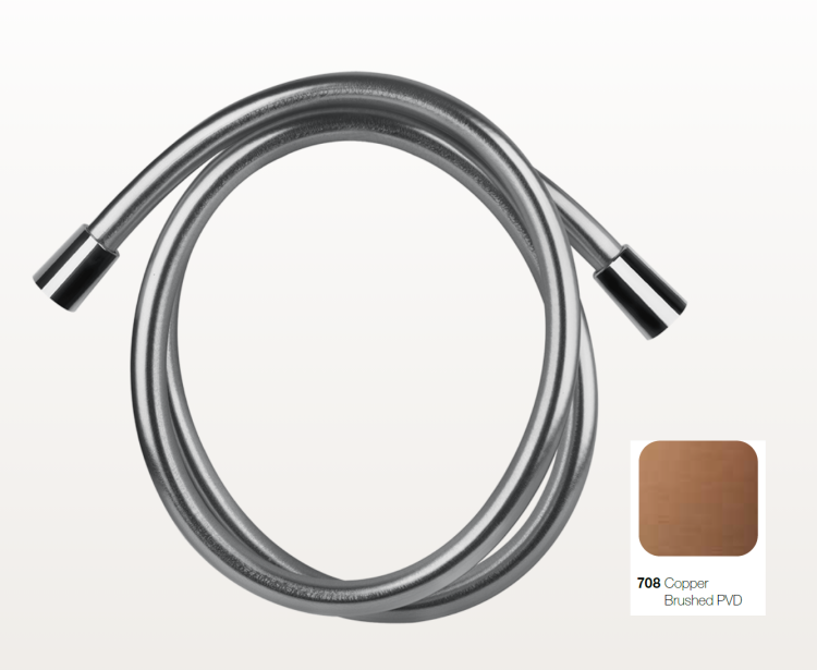 Шланг для душа, Gessi, Сromalux, длина шланга, мм-1250, цвет-Copper Brushed PVD