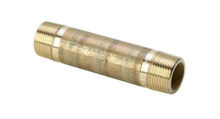 Ниппель удлиненный Viega 3/8 x 80 мм бронза 282424