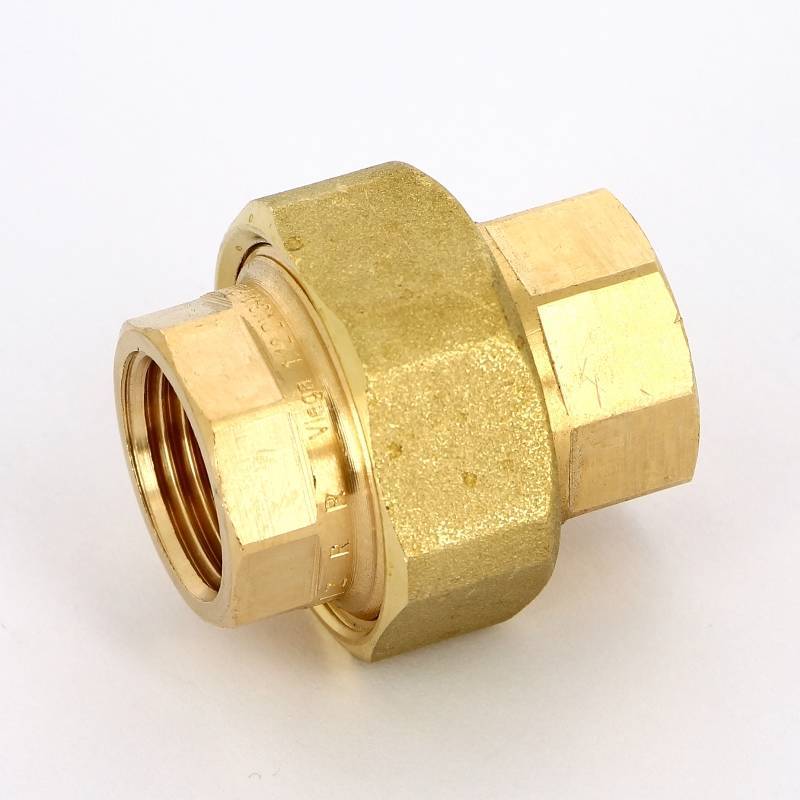 Разъемное соединение ВВ Viega 1/2 плоская прокладка бронза 271022