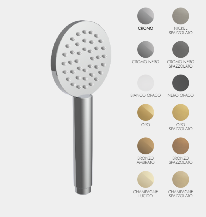 Ручной душ Fima Carlo Frattini Handshowers 90 мм F1190SN брашированный никель