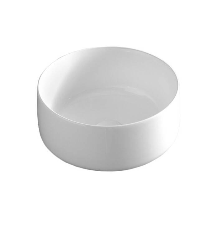 Раковина накладная Artceram Cognac 350x160 мм без отверстия Matt White COL0040500