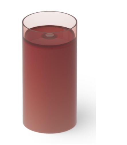 Раковина DEA Design Pedestal Basin напольная 450x450x900 мм Pomegranate DD2012450R5