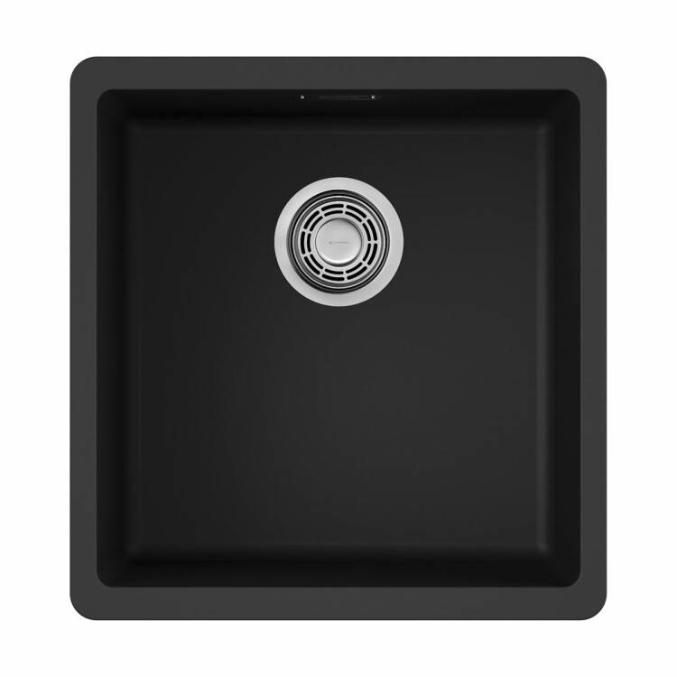 Мойка кухонная OMOIKIRI Kata 40-U под столешницу 400х420 мм черный 4993396