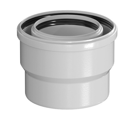Переходник полипропиленовый BAXI с 100/150 мм на 110/160 мм KMT100002357