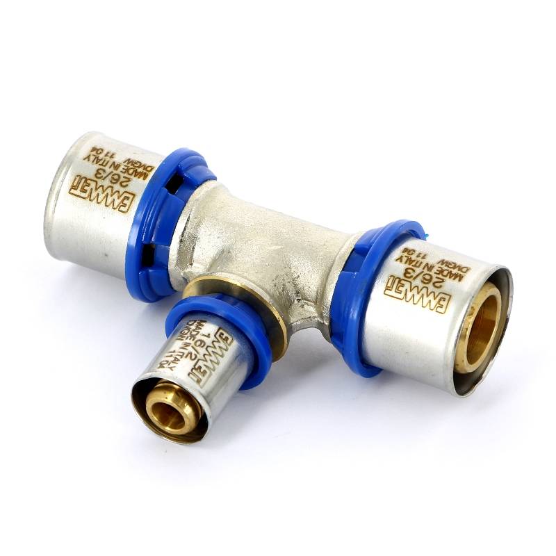 Тройник пресс EMMETI 26х16х26 мм 28101376