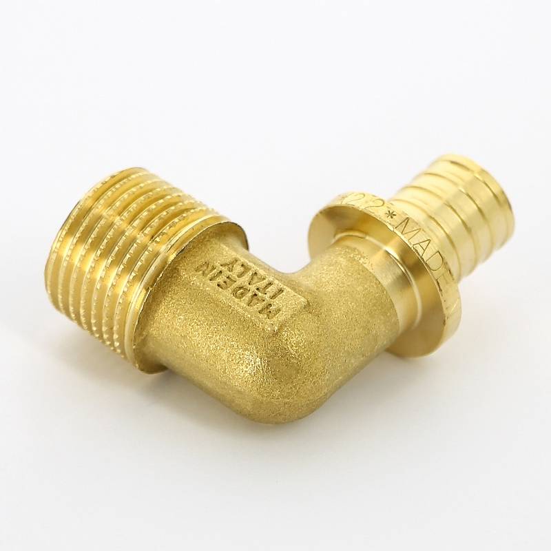 Угол аксиальный Uni-Fitt 16x1/2 НР латунь 745G6200