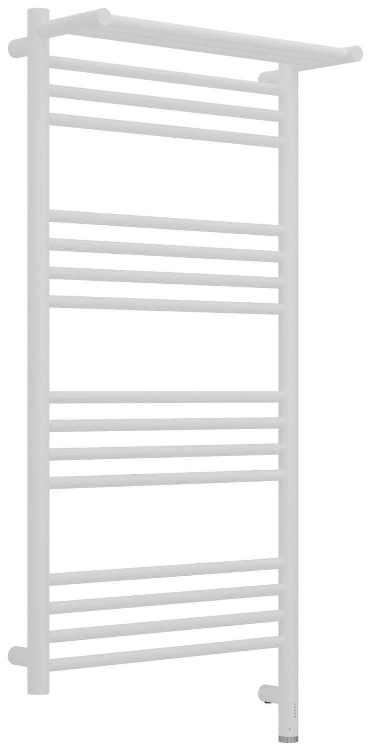 Полотенцесушитель электрический Сунержа Богема 3.1 с 1 полкой 50х100 см правый белый матовый 30-6007-1050