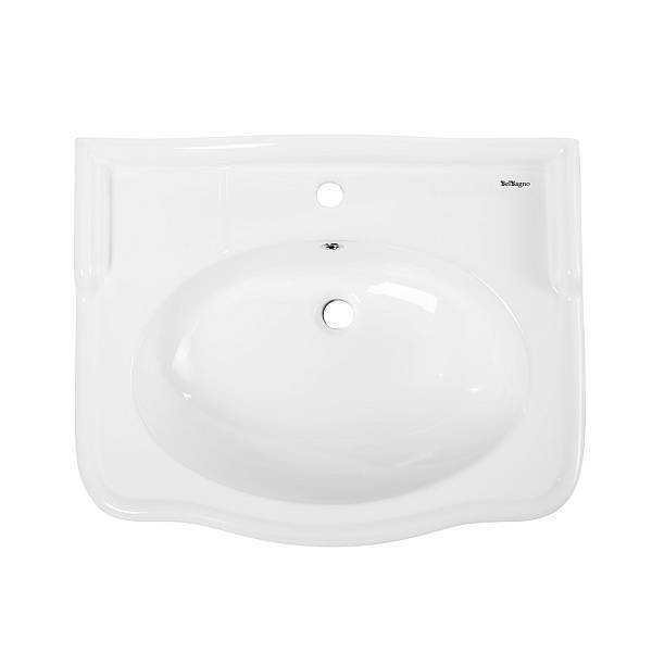 Раковина BelBagno Boheme 57.5х29х27 см белая BB115L