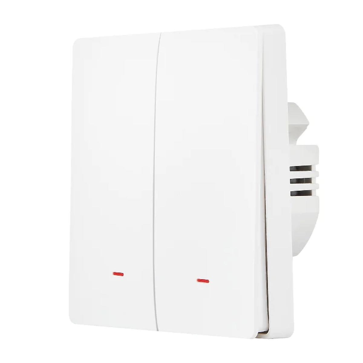 Выключатель умный HOMMYN SWZBNN02W Zigbee 2-клавишный без нейтрали SWZBNN02W