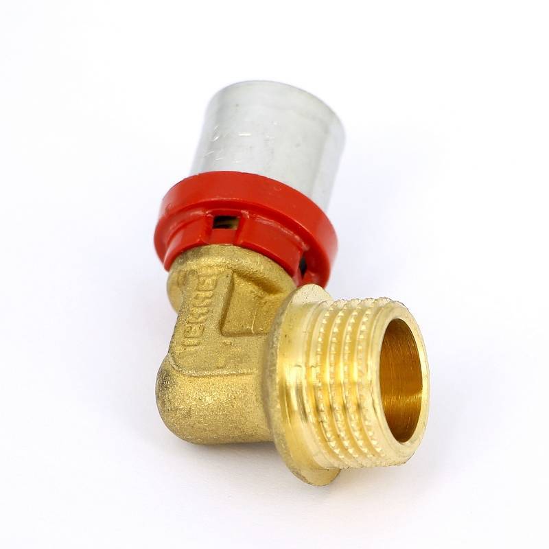 Угольник пресс с наружной резьбой Tiemme COMPACT 16 x 1/2 1660008