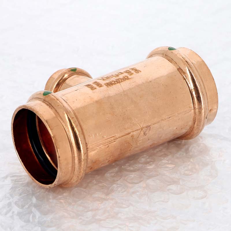 Тройник пресс медный Viega Profipress 42x22x42 мм 324902