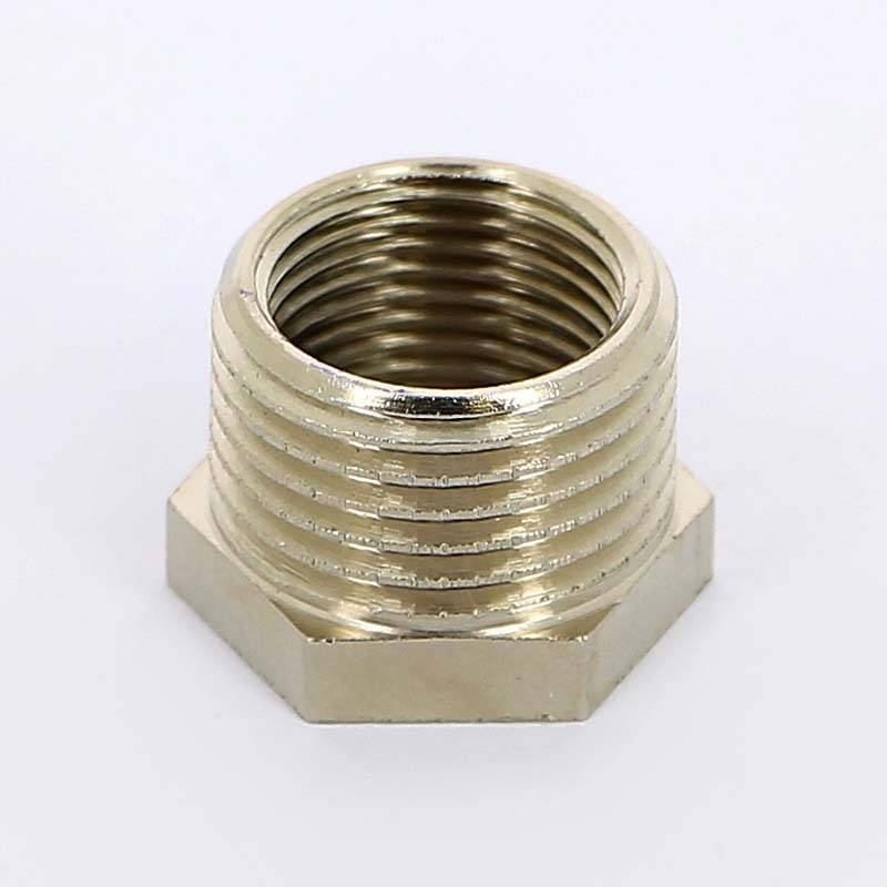 Футорка никелированная Uni-Fitt 1/2x2 НВ 604N7200