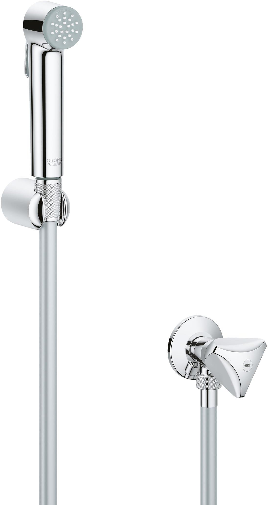 Набор для гигиенического душа GROHE Tempesta-F Trigger Spray 30 с угловым вентилем хром 27514001