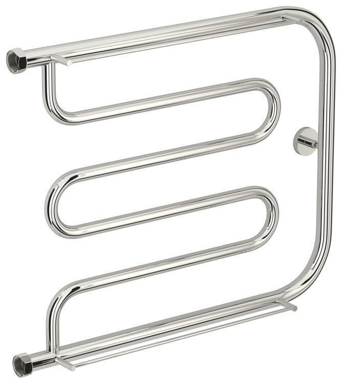Полотенцесушитель водяной Сунержа Лира с 2 полками 650x500 мм полированная сталь 00-0012-5065