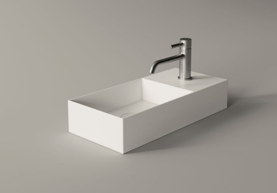 Раковина Alice Ceramica Spy 550х250х110 мм 1 отверстие белый 34100101