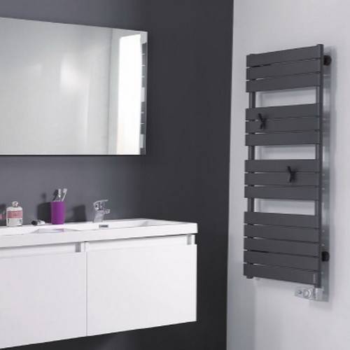 Держатель для полотенец Atlantic Бабочка для полотенцесушителя Adelis антрацит 135