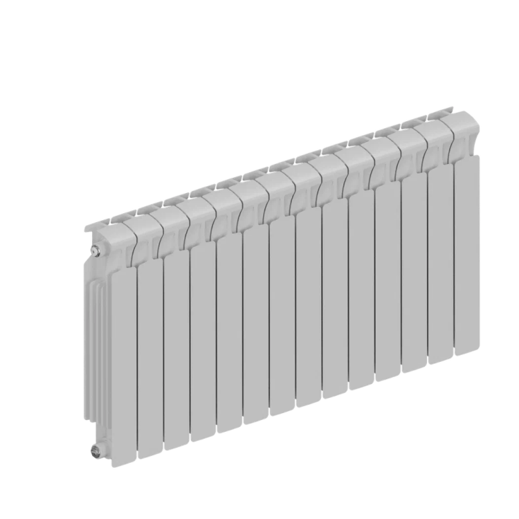 Радиатор биметаллический RIFAR MONOLIT 500 14 секций MN-500-14 RAL 9016
