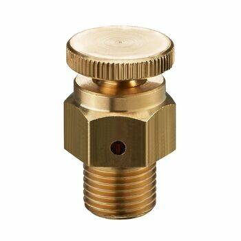 Кран для спуска воздуха Högert Technik G 3/8 НР латунный 1109003