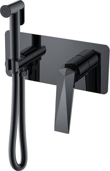 Гигиенический душ Boheme Venturo со смесителем темная сталь глянец 377-SGM