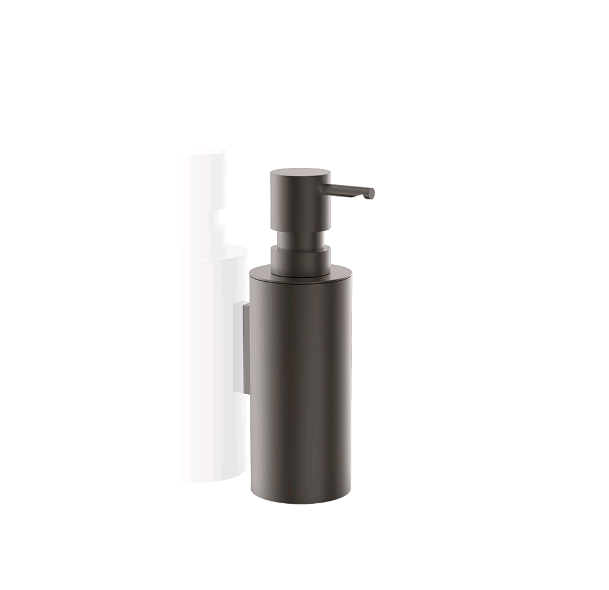 Дозатор для жидкого мыла Decor Walther Mikado настенный 80х55х180 мм Dark Metal Matt 0521166