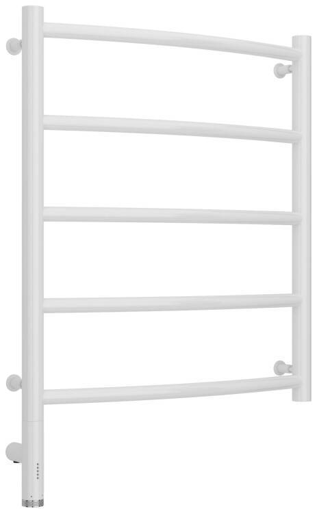 Полотенцесушитель электрический Сунержа Галант 3.0 600x500 мм МЭМ нижнее слева белый 1258006050