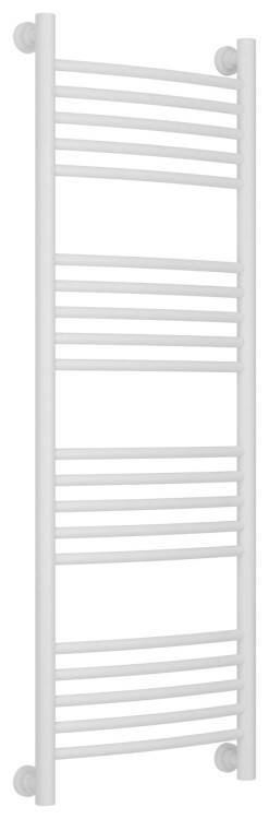 Полотенцесушитель водяной Сунержа Богема выгнутая 1200x400 мм белый матовый 30-0221-1240